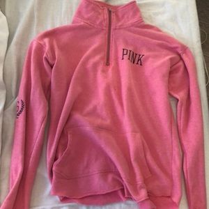 VS PINK quarter zip